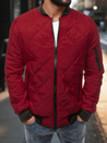 Herren Gesteppte Bomberjacke Weinrot Dstreet TX2209