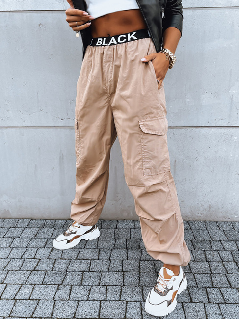 Damen Fallschirmhosen DAVOS Farbe Beige DSTREET UY1672