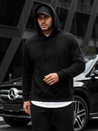 Herren Kapuzenpullover Schwarz BX2028