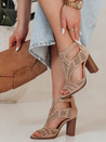 Damen Post Sandalen ELENORA khaki Dstreet ZY0807