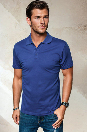 Blaues Herren-Polohemd Dstreet PX0510