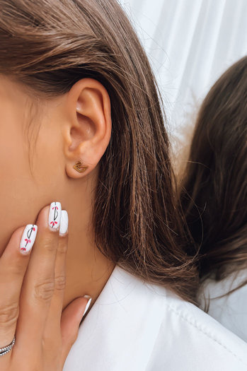 DELICATE Gold-Ohrringe Dstreet JY0012