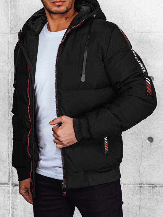 Herren Steppjacke Farbe Schwarz DSTREET TX4615