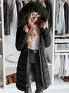 Damen Winter Parka Jacke TRENDNEL wendbar mit Kapuze schwarz Dstreet TY5023