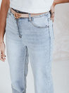 Damen Jeans mit weitem Bein und hoher Taille hellblau Dstreet UY2786