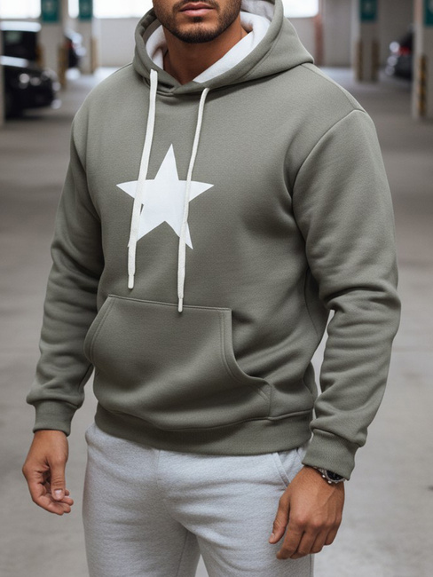 Herren Kapuzenpulli khaki Dstreet BX5928