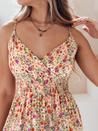 FLORALUSH Maxikleid mit Blumenmuster in Rot und Lila von Dstreet EY2637