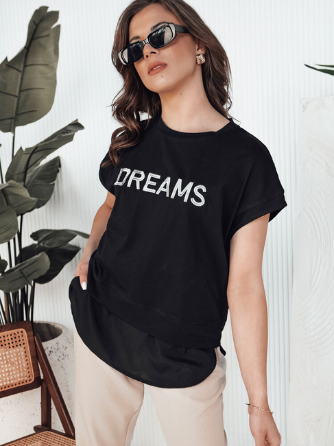 Damen DREAMY T-Shirt schwarz Dstreet RY2523