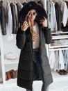 Damen Winterjacke mit Fell TREVERSE schwarz Dstreet TY4498