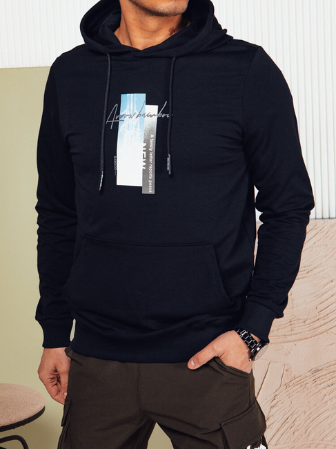 Herren Kapuzenpullover Farbe Dunkelblau DSTREET BX5727