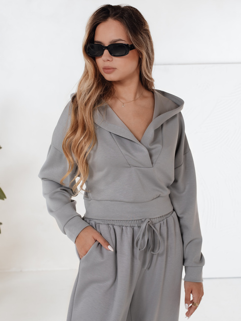 Damen Sweatshirt Set THISE grau Dstreet AY1029
