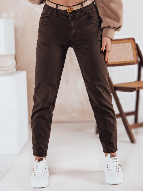 Damen Denim-Hose STREETSTYLE coffee Dstreet UY2393