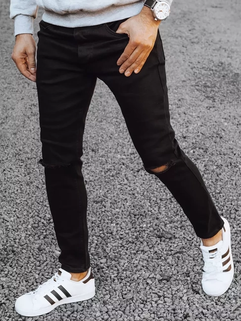 Herren Jeanshosen Farbe Dunkelgrau DSTREET UX3852