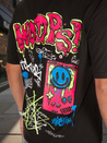 Bedrucktes Herren-T-Shirt schwarz Dstreet RX5645_4