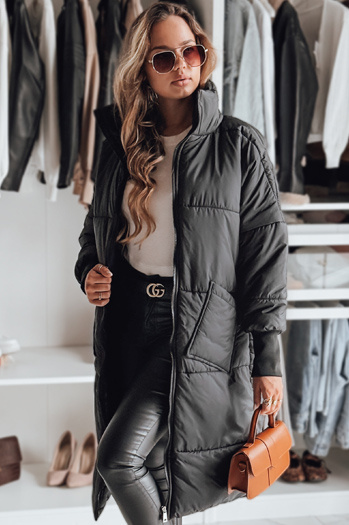 Damen Oversize-Jacke NADIA schwarz Dstreet TY2436z