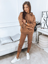 Damen Trainingsanzug Set KSENIIA PREMIUM Mokka Dstreet AY0713