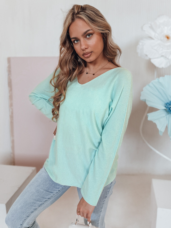 Damen Einheitsgröße langer Pullover SOFTIL mint Dstreet MY2443