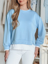 Damen Sweatshirt in Übergröße LUZZIO blau Dstreet BY1382_2