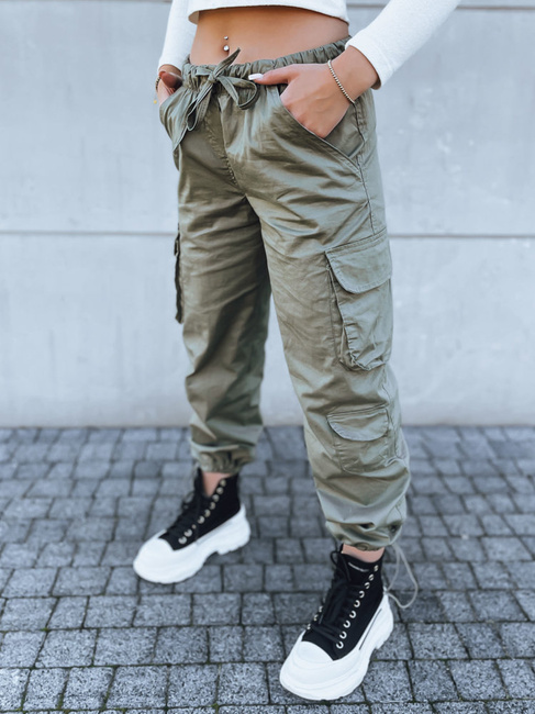 Damen Fallschirmhosen MIRI Farbe Grün DSTREET UY1682