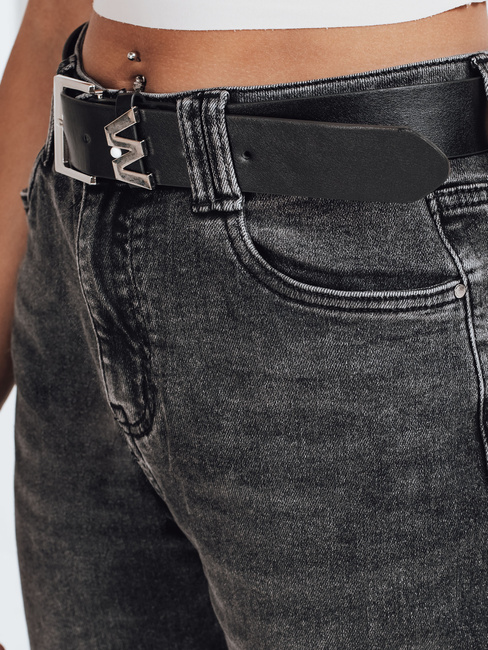 Damen Mom Fit Jeans schwarz Dstreet UY2740