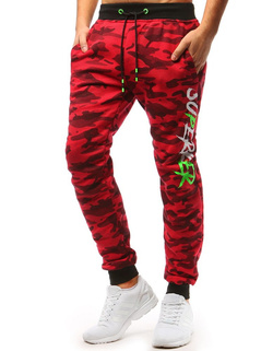 Herren Sporthose Jogger Camo Rot Dstreet UX3514_2