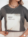 Damen T-shirt mit Aufdruck CHANTE Farbe Graphite DSTREET RY2585