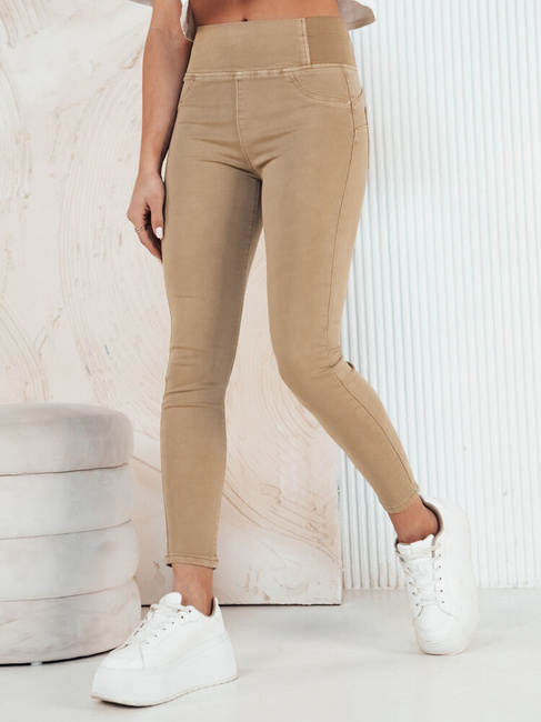 Damen Röhrenjeans ALTET Farbe Dunkelbeige DSTREET UY1922