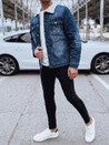 Isolierte Herren-Jeansjacke dunkelblau Dstreet TX4729