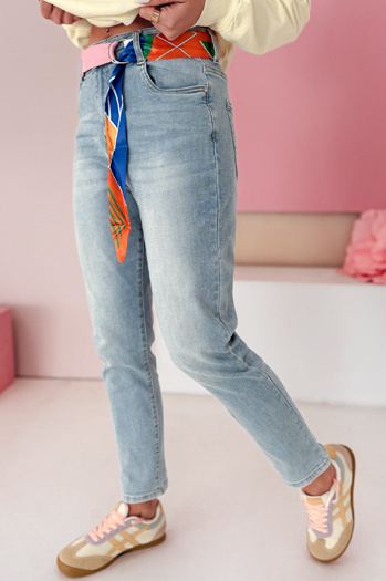 Damen Denim Mom Fit Hose NEWGEN blau Dstreet UY2470