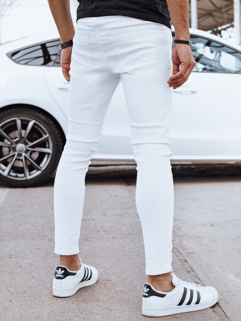 Herren Jeanshosen Farbe Weiß DSTREET UX4261