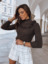 Damen Pullover NOAH Dunkelbraun Dstreet MY1512