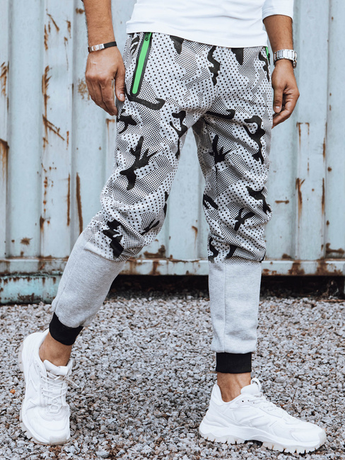 Herren hellgrau moro Jogginghose Dstreet UX4453