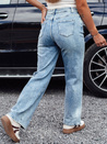 Damen JEANFLOW Baggy Jeans Hose hellblau Dstreet UY2227