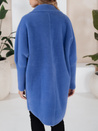 Damen Mantel Alpaka Imitat RITA II Blau Dstreet NY0627