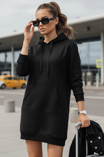 TIMMY Sweatshirt/Kleid schwarz Dstreet EY1931