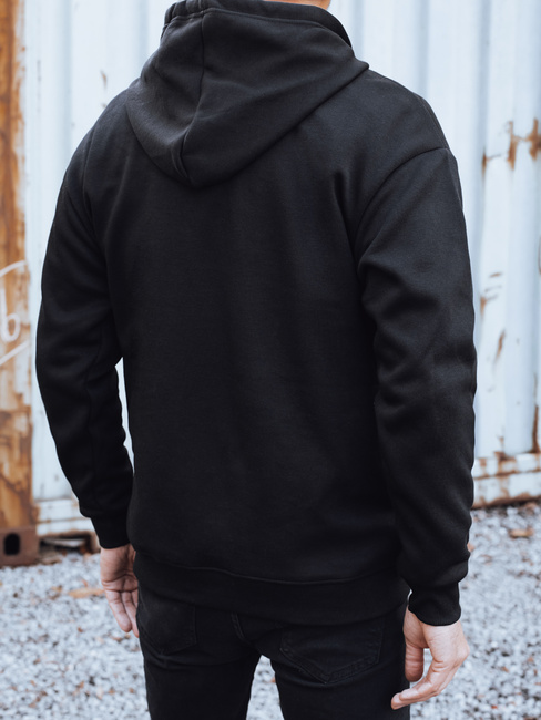 Herren bedrucktes isoliertes Sweatshirt schwarz Dstreet BX5927