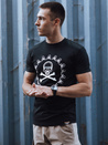 Bedrucktes Herren-T-Shirt schwarz Dstreet RX5580