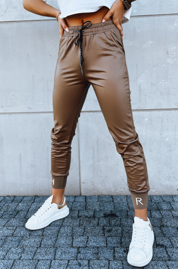 Damen Waxhose TERRACE Farbe Camel DSTREET UY1696