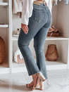 Damen Jeans Schlaghose mit Zirkonia BLINKFIT blau Dstreet UY2449