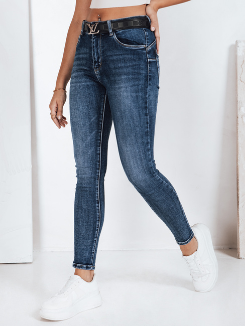 Damen Push Up Jeans navy blau Dstreet UY2800