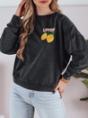 Damen Sweatshirt in Einheitsgröße LEMONFIT graphit Dstreet BY1348