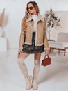 Damen Lederjacke SHEREB mit khakifarbenem Schafsfell Dstreet TY4757