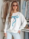 Damen Sweatshirt in Übergröße SOFTTIE weiß Dstreet BY1376
