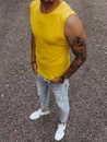 Herren Tanktop Gelb Dstreet RX4920_2