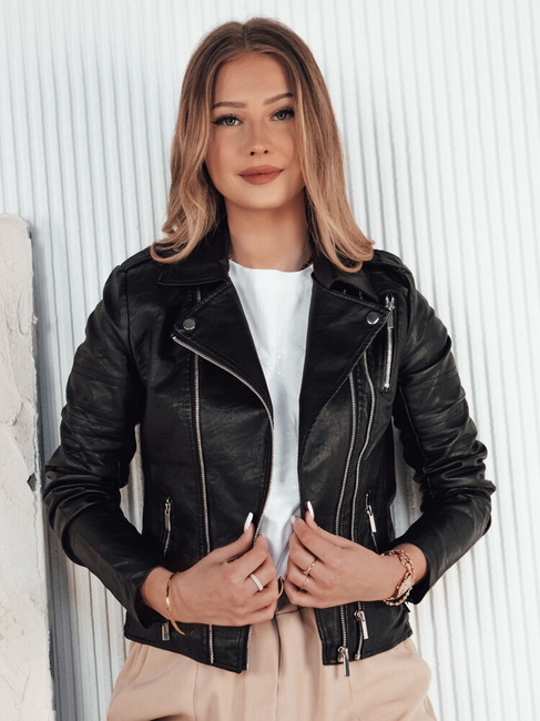 Damen Kunstlederjacke RUBIO Farbe Schwarz DSTREET TY4195