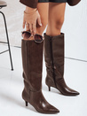 Frauen braune Stiefel Dstreet ZY1163