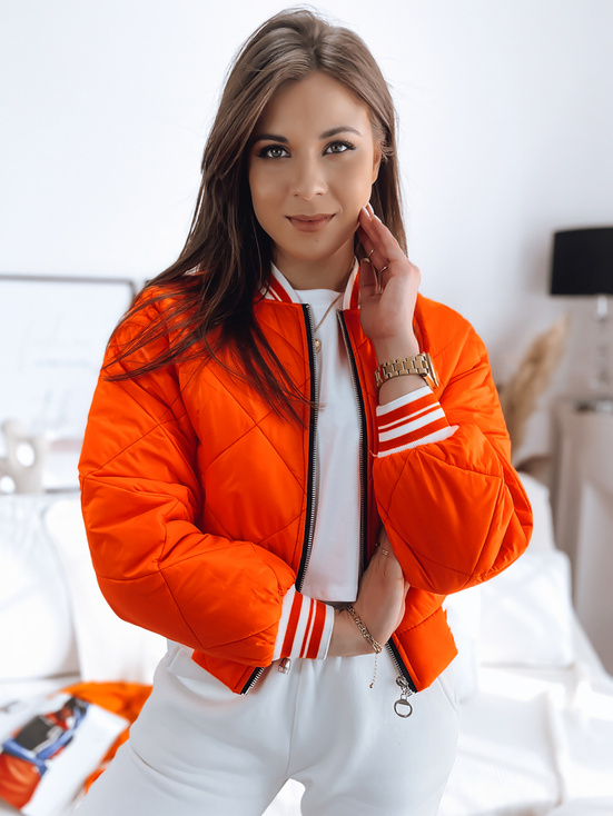 Damen Jacke BOMBER Orange Dstreet TY3428