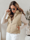 Damen Steppweste LIKEHUGS beige Dstreet TY4979