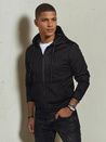 Herren Sweatshirt mit Reißverschluss Farbe Schwarz DSTREET BX5644
