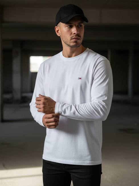 Herren Longsleeve Weiß Dstreet LX0537